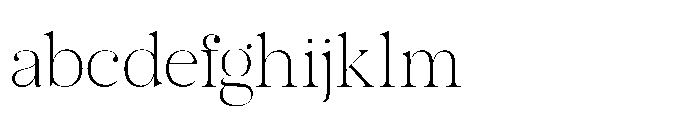 Romellis Thin FONT