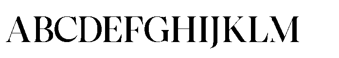 Romellis Variable Thin Font UPPERCASE