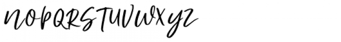 Romello Script Font UPPERCASE