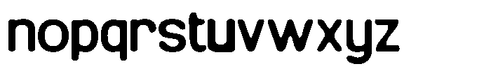 Romeny Font LOWERCASE