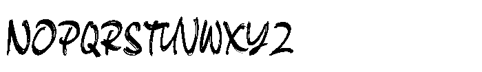 Romertson Alfares Font UPPERCASE