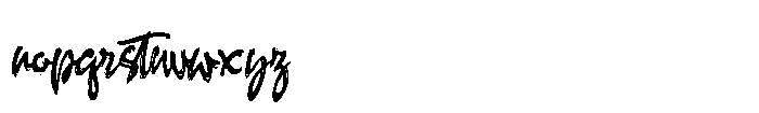 Romertson Alfares Font LOWERCASE