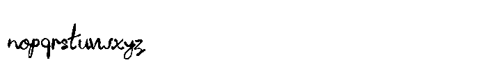 Romesa Font LOWERCASE