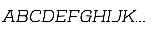 Romkhwan Light Italic Font UPPERCASE