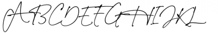 Romla Signature Font UPPERCASE