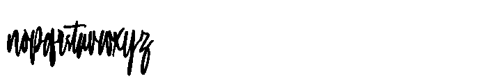 Romtherfal Font LOWERCASE