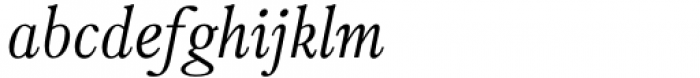 Romulo Light Italic Font LOWERCASE