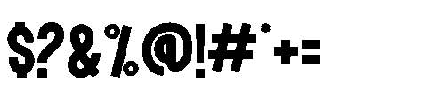 Ronaldi Guje Font OTHER CHARS