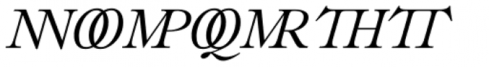 Ronaldson Italic Ligatures Font UPPERCASE
