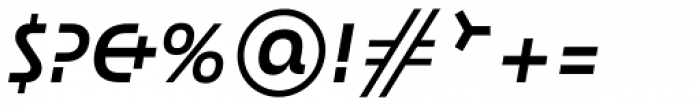 Rondana Bold Italic Font OTHER CHARS