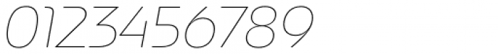Rondana Thin Italic Font OTHER CHARS