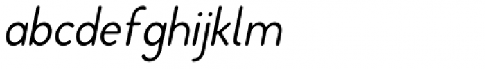 Rondell Italic Font LOWERCASE