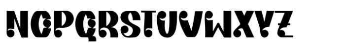 Ronder Regular Font UPPERCASE