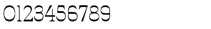 Ronders Reverse Contrast Ronders Regular Font OTHER CHARS