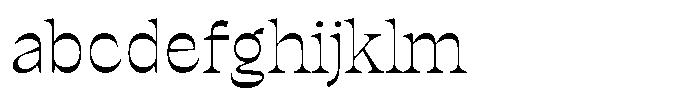 Ronders Reverse Contrast Ronders Regular FONT