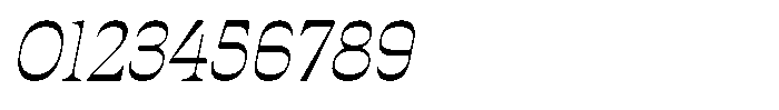 Ronders Reverse Contrast Ronders Slant Regular Font OTHER CHARS