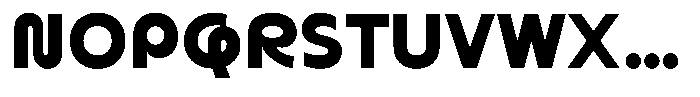 Rondira Black Font UPPERCASE