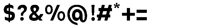 Rondira Bold Font OTHER CHARS