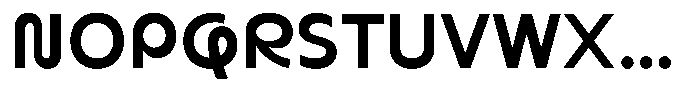 Rondira Bold Font UPPERCASE