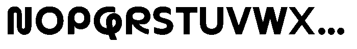 Rondira Extra Bold Font UPPERCASE
