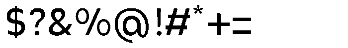 Rondira Medium Font OTHER CHARS