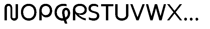 Rondira Medium Font UPPERCASE