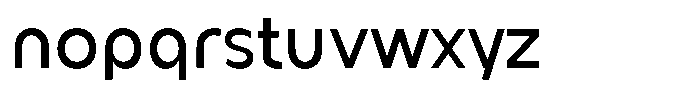 Rondira Medium Font LOWERCASE