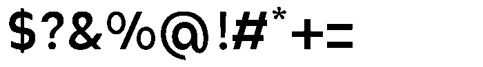 Rondira Semi Bold Font OTHER CHARS