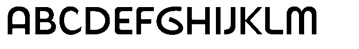 Rondira Semi Bold Font UPPERCASE