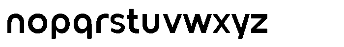 Rondira Semi Bold Font LOWERCASE