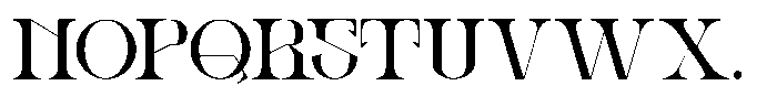Ronel Luxury Regular Font LOWERCASE