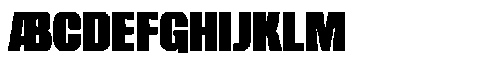Roneva Font UPPERCASE