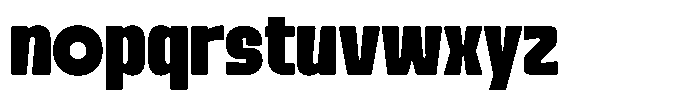 Roneva Font LOWERCASE
