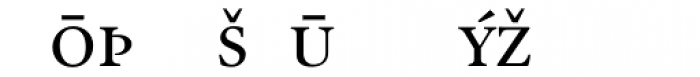 Rongel Pi Font UPPERCASE