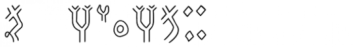 RongoRongo A Regular Font OTHER CHARS