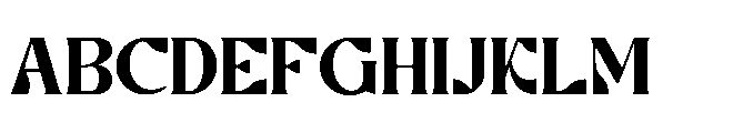Ronikel Regular Font UPPERCASE