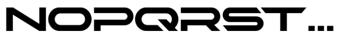 Ronix Design Cut Font UPPERCASE