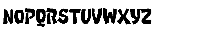 Ronk Tuloki Font UPPERCASE