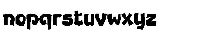 Ronk Tuloki Font LOWERCASE