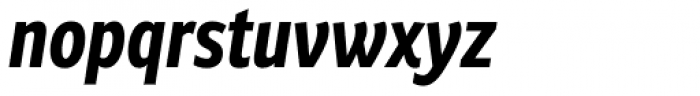 Ronnia Cond Bold Italic Font LOWERCASE