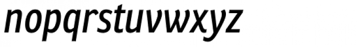 Ronnia Cond Italic Font LOWERCASE