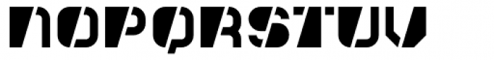 Ronsect Font UPPERCASE