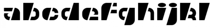 Ronsect Font LOWERCASE