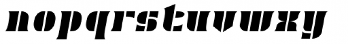 Ronsten Italic Font LOWERCASE