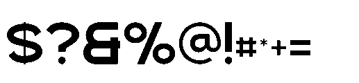 Ronta Regular Font OTHER CHARS