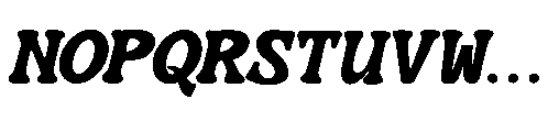 Roodey Quillen Font UPPERCASE