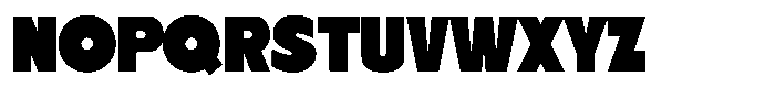 Roofed Font UPPERCASE