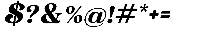 Roogle Italic Font OTHER CHARS