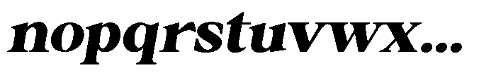 Roogle Italic Font LOWERCASE
