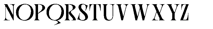 Rook Castle Regular Font UPPERCASE